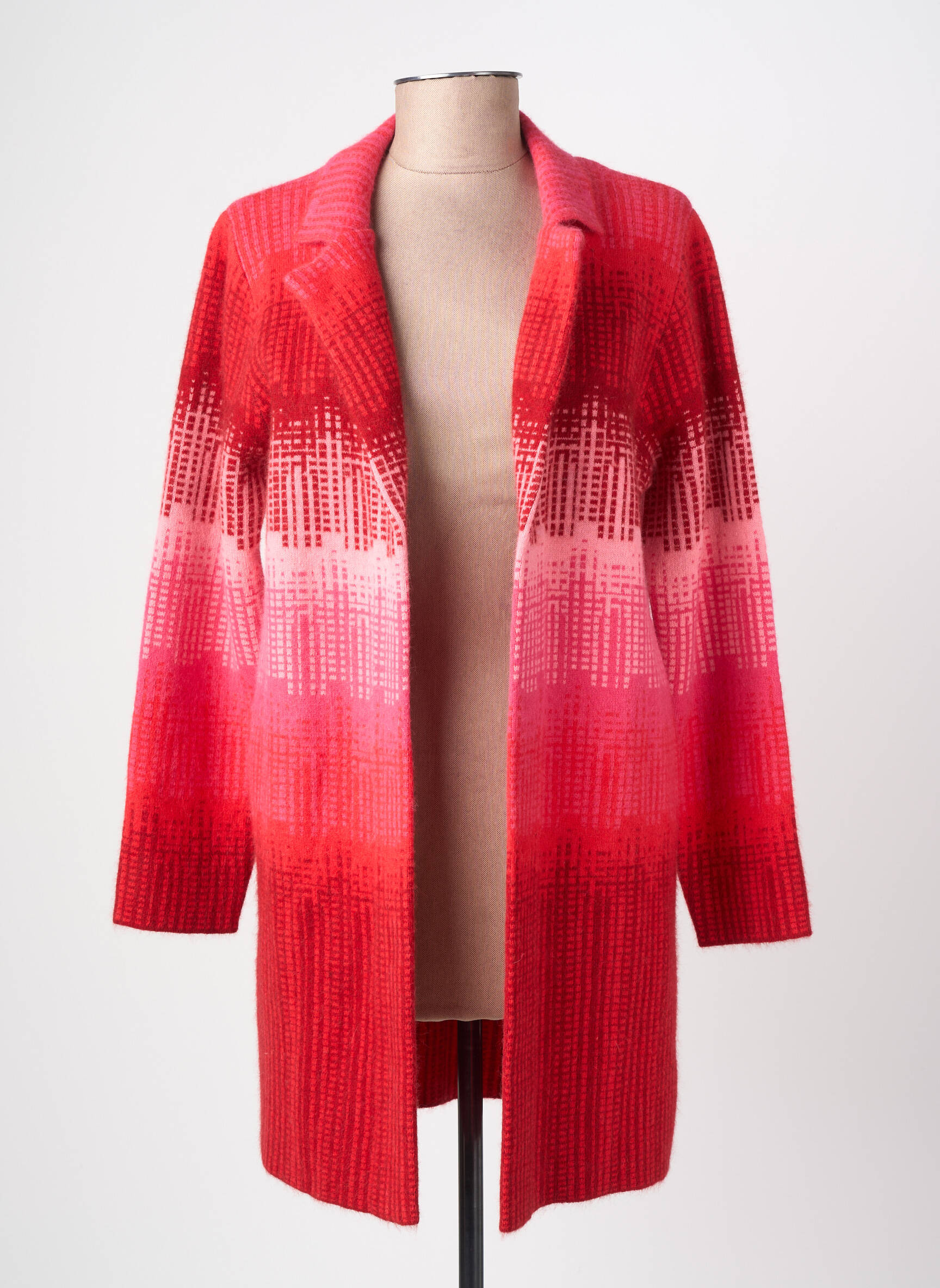Gilet manches longues manches longues rouge FUEGO WOMAN femme