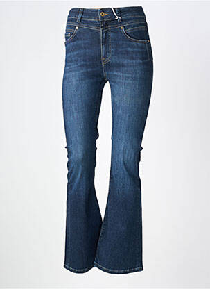 Jean coupe flare taille normale taille normale bleu COJ DENIM femme