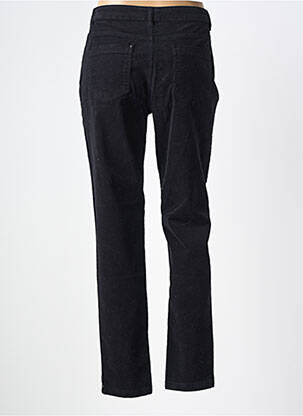 Pantalon droit fermeture zippée sous rabat boutonné taille normale noir FUEGO WOMAN femme