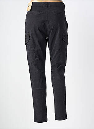 Pantalon cargo slim taille normale noir COJ DENIM femme
