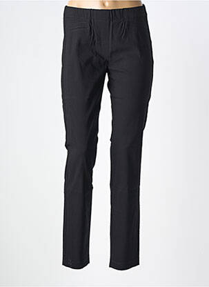 Pantalon slim taille élastique taille normale noir BIANCA femme