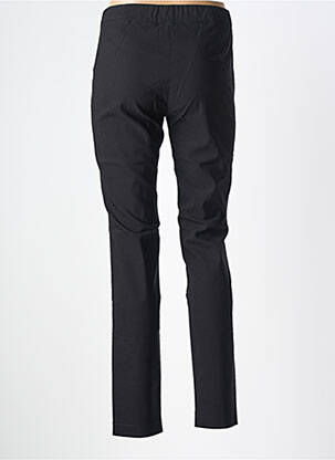 Pantalon slim taille élastique taille normale noir BIANCA femme