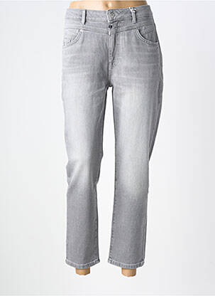 Jeans coupe droite taille normale taille normale gris CUP OF JOE DENIM femme