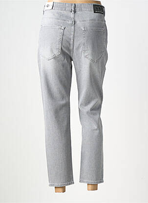 Jeans coupe droite stretch taille normale gris COJ DENIM femme