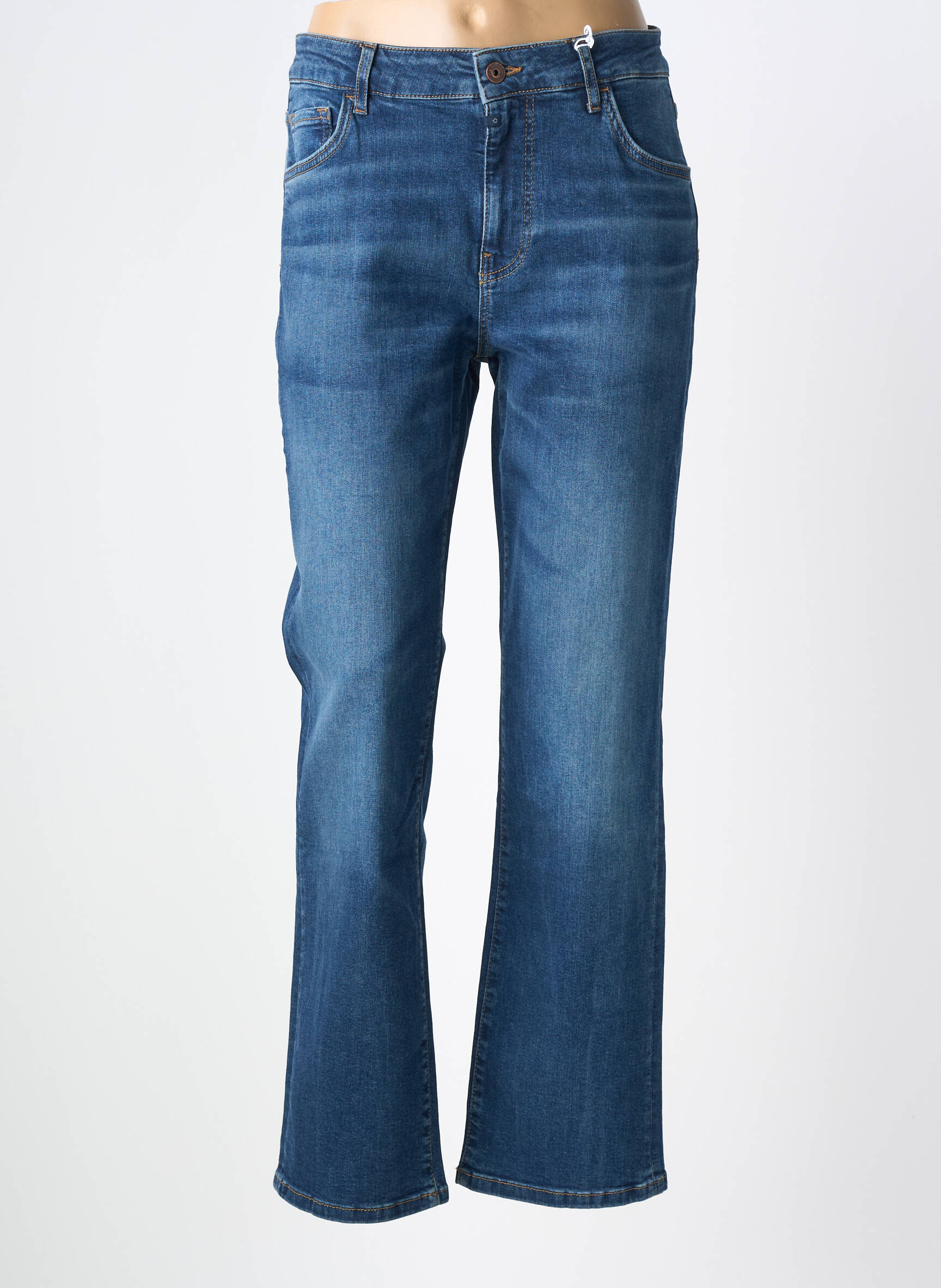 Jeans coupe droite taille normale taille normale bleu CUP OF JOE DENIM femme