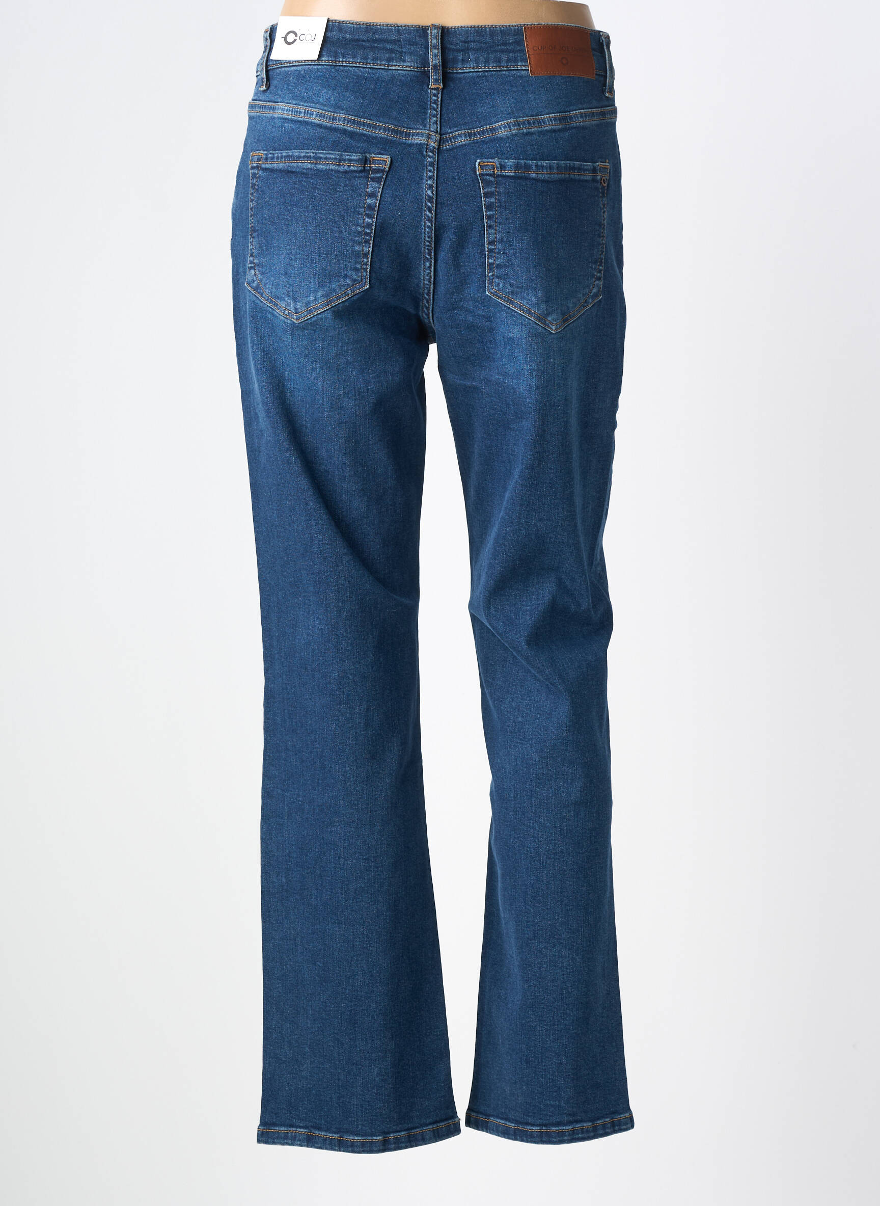 Jeans coupe droite taille normale taille normale bleu CUP OF JOE DENIM femme