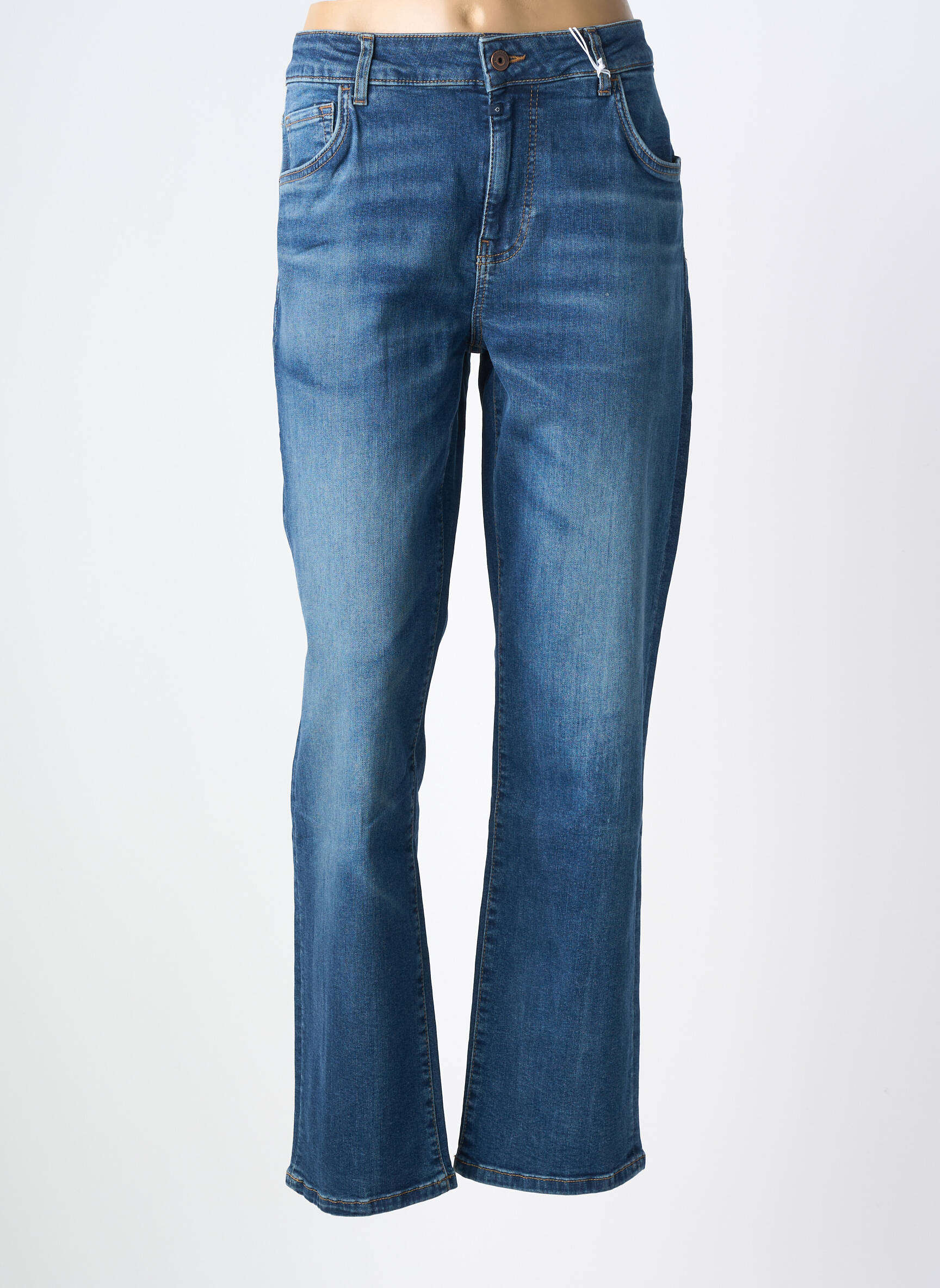 Jeans coupe droite taille normale taille normale bleu CUP OF JOE DENIM femme