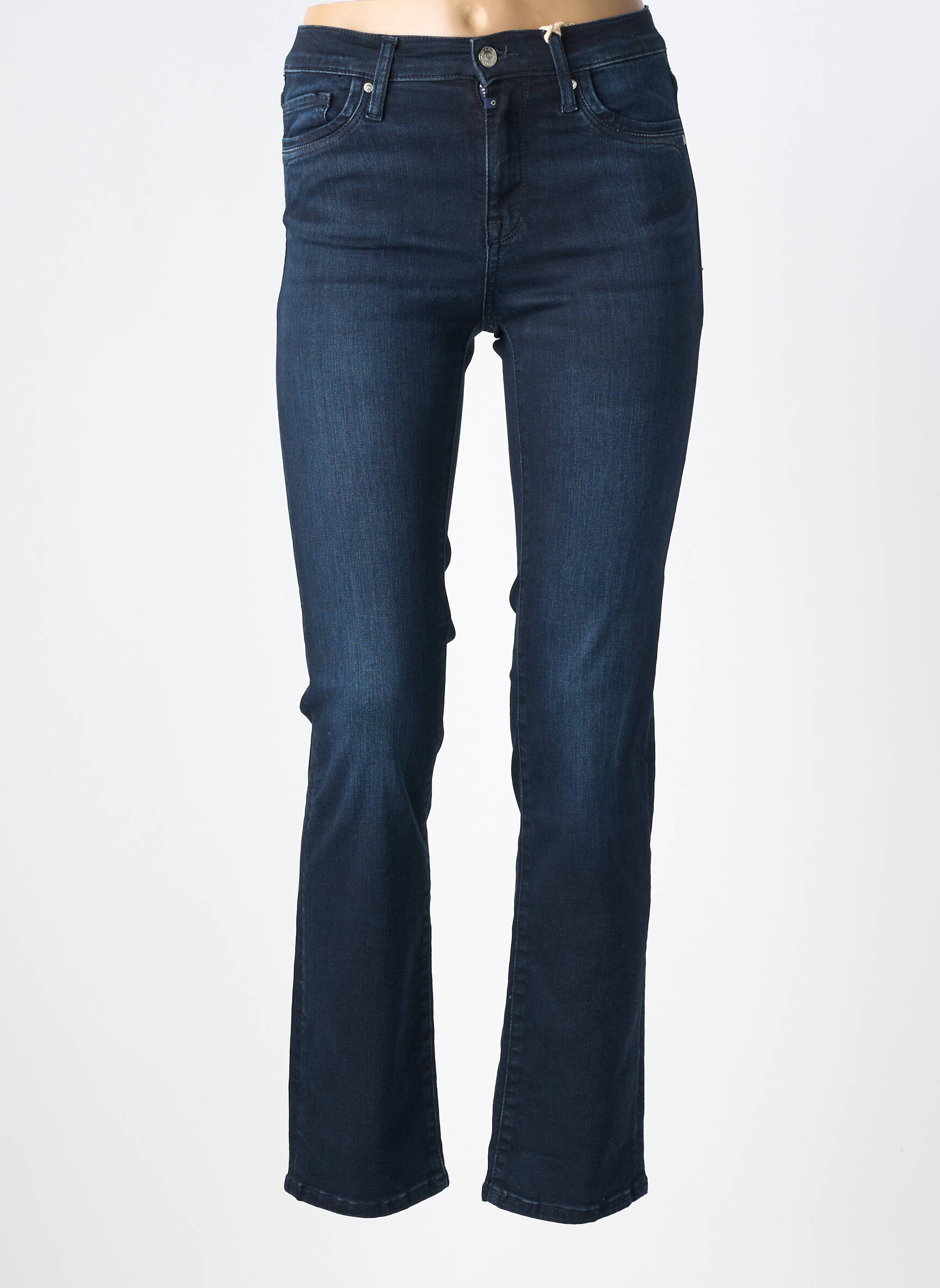 Jeans coupe droite taille normale taille normale bleu COJ DENIM femme