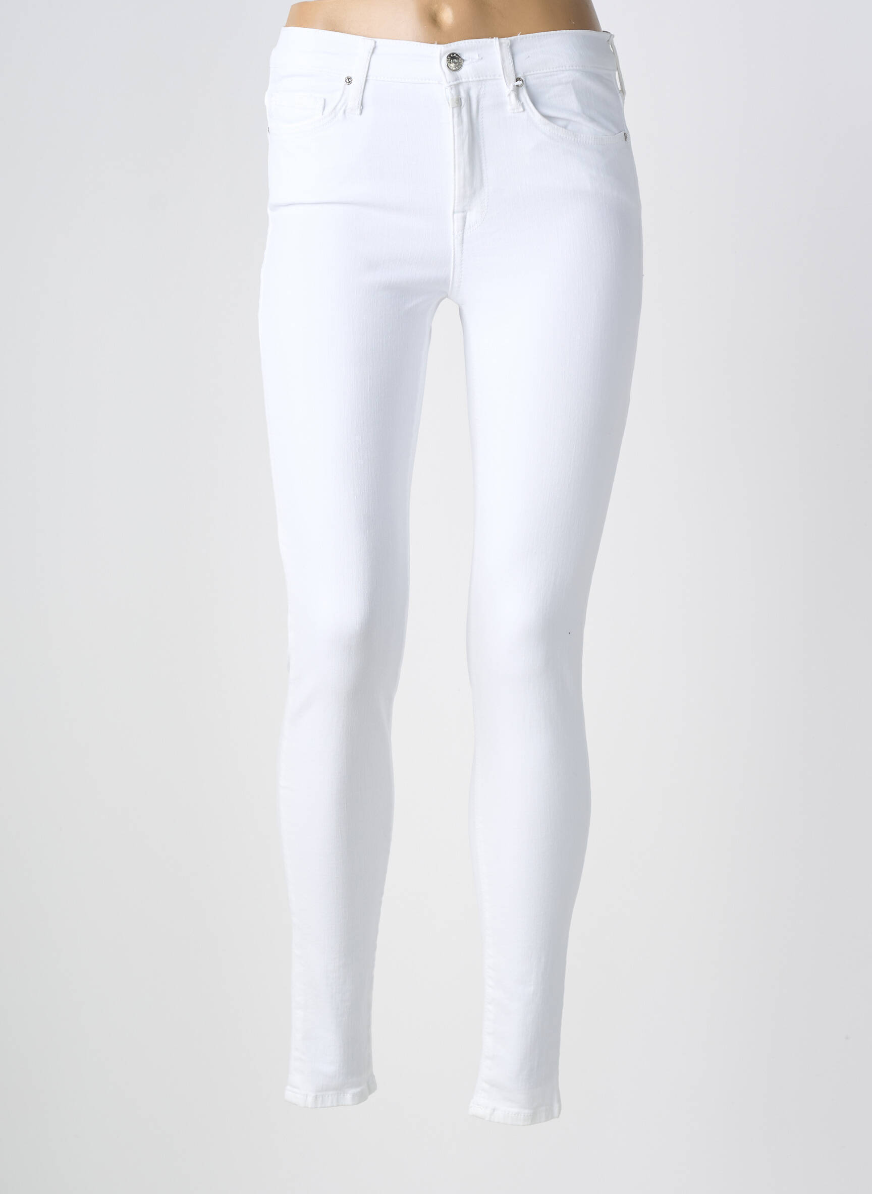 Jeans skinny taille normale taille normale blanc CUP OF JOE DENIM femme