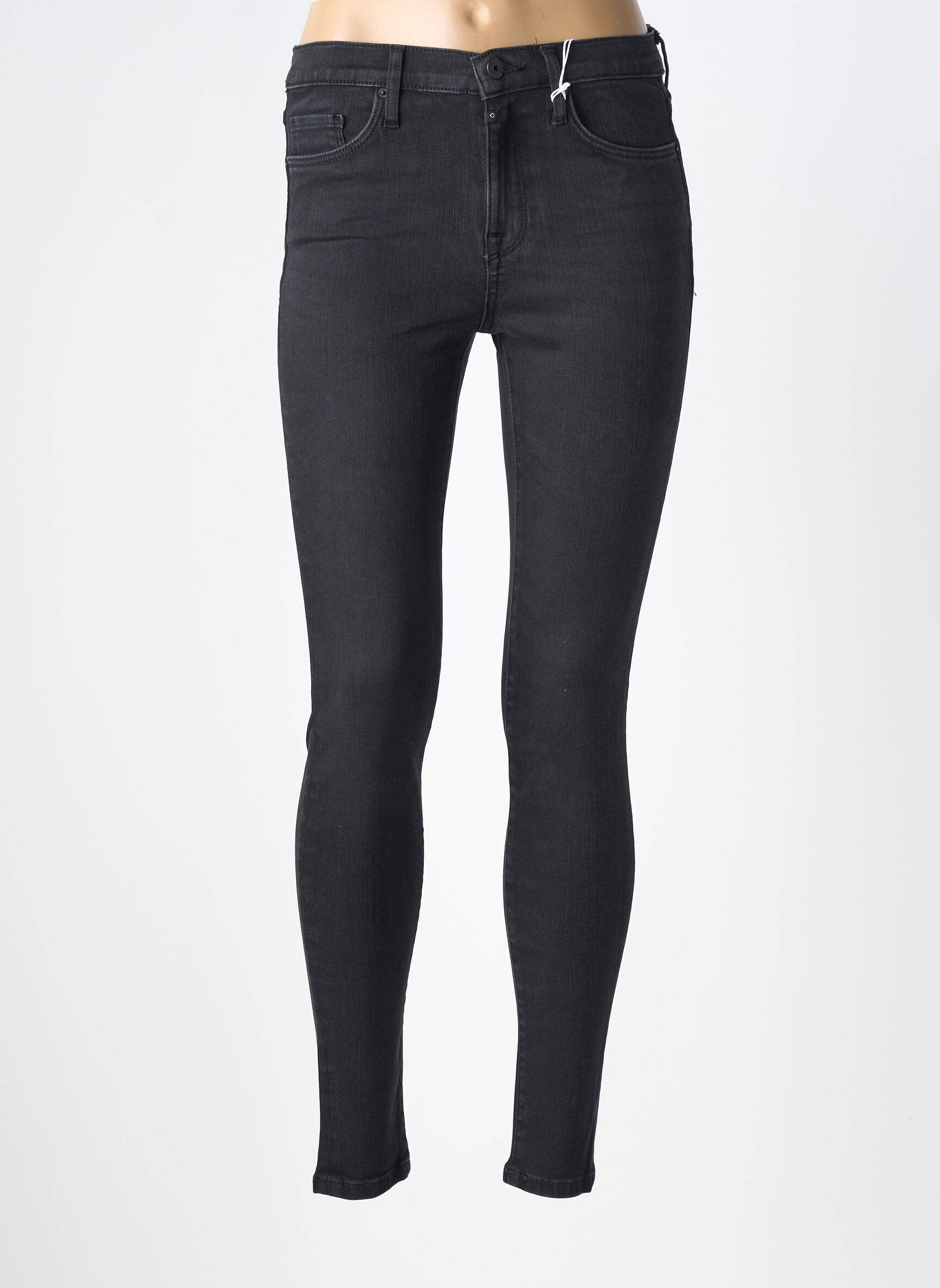 Jeans skinny taille normale taille normale noir COJ DENIM femme