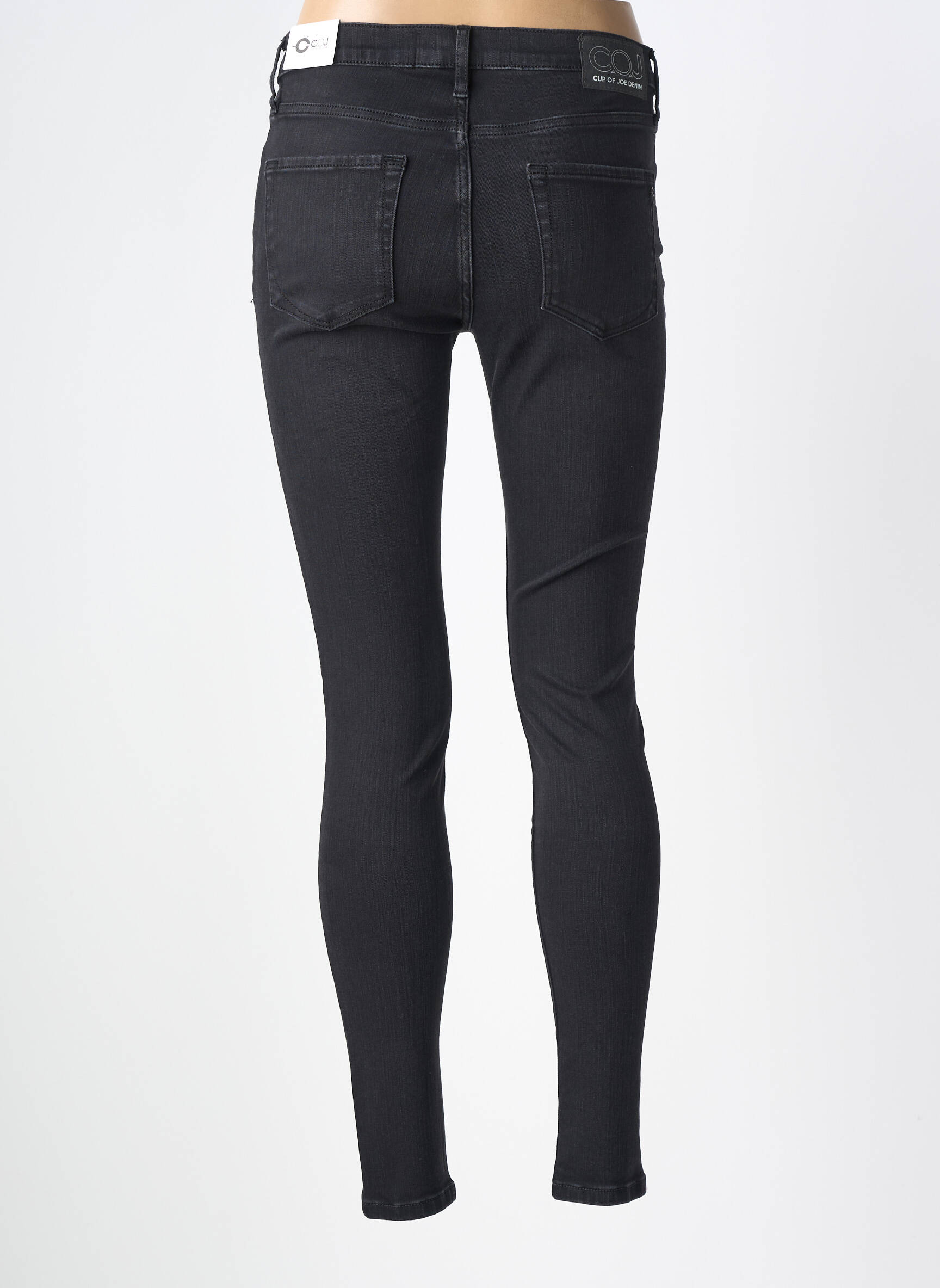 Jeans skinny taille normale taille normale noir COJ DENIM femme