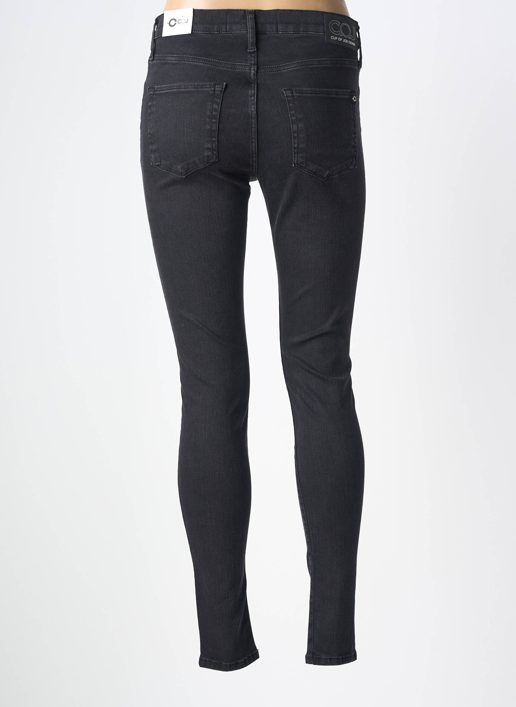 Jeans skinny taille normale taille normale noir COJ DENIM femme