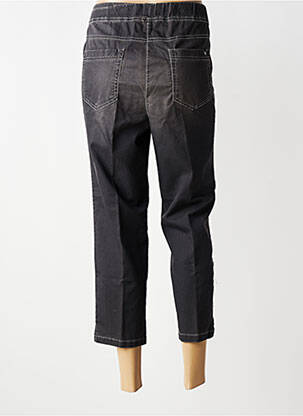 Pantacourt coupe droite taille normale gris ADELINA BY SCHEITER femme