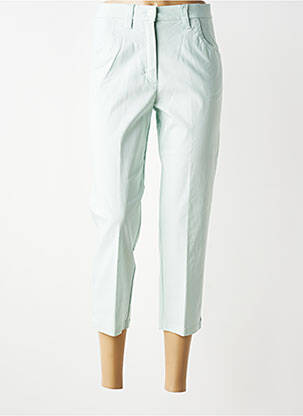 Pantacourt stretch taille normale bleu KJBRAND femme