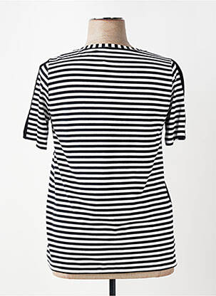 T-shirt sérigraphie floquée manches courtes noir SEE YOU femme