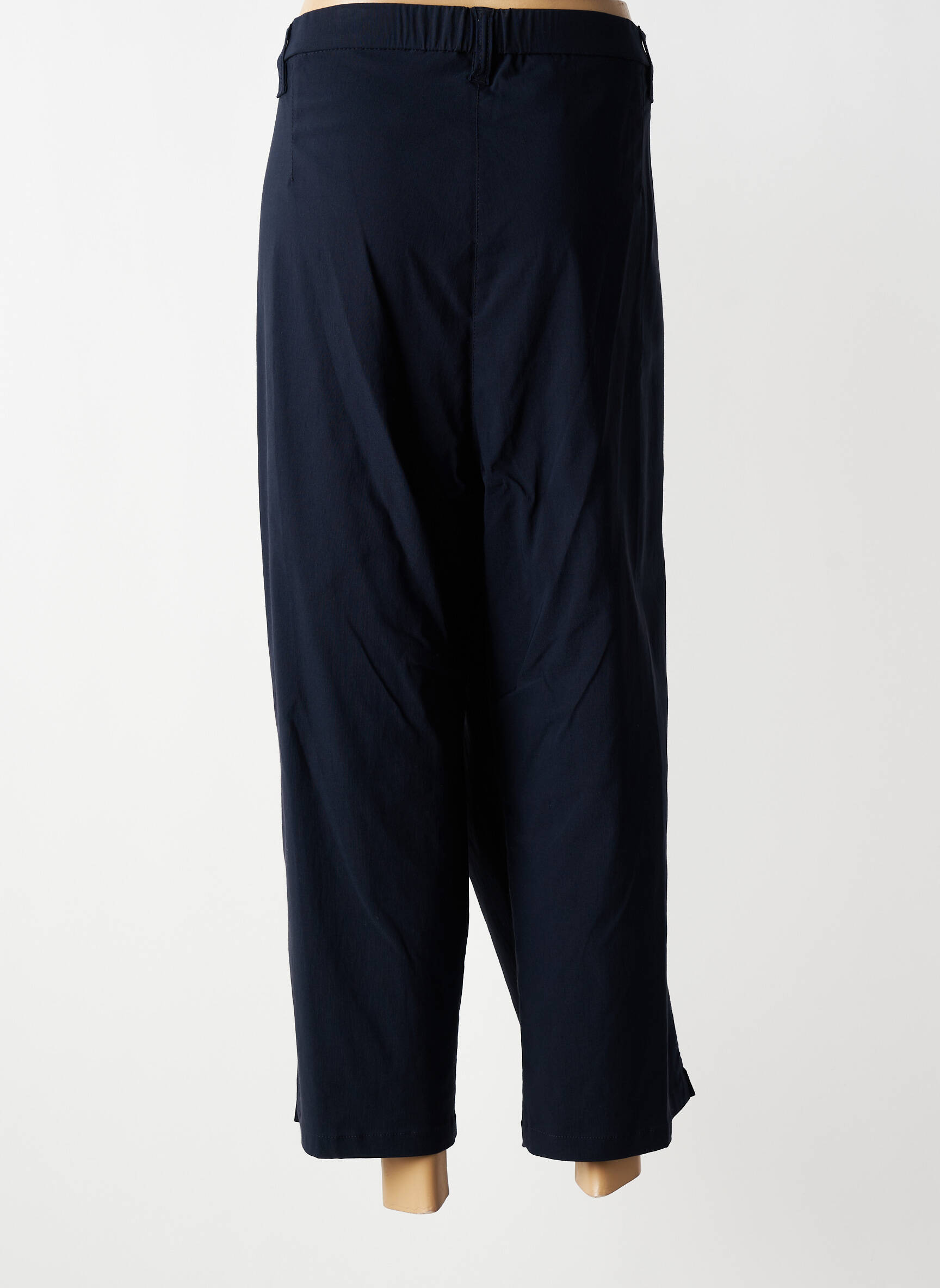 Pantalon 7/8 stretch taille normale bleu KJBRAND femme