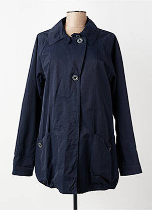 Imperméable poches sans capuche bleu CISO femme