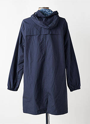 Imperméable poches a capuche bleu CISO femme