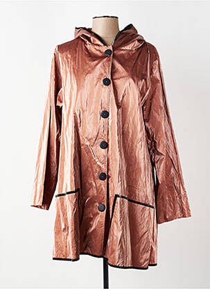Imperméable poches a capuche rose G!OZE femme