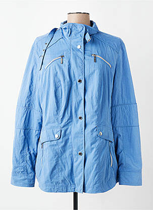 Parka manches longues sans capuche bleu WHITE LABEL femme