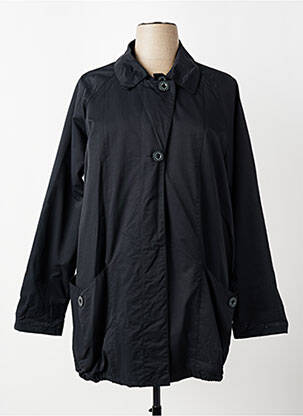 Imperméable poches sans capuche noir CISO femme