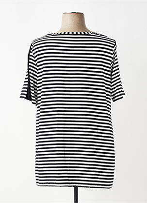 T-shirt sérigraphie avec strass manches courtes noir SEE YOU femme