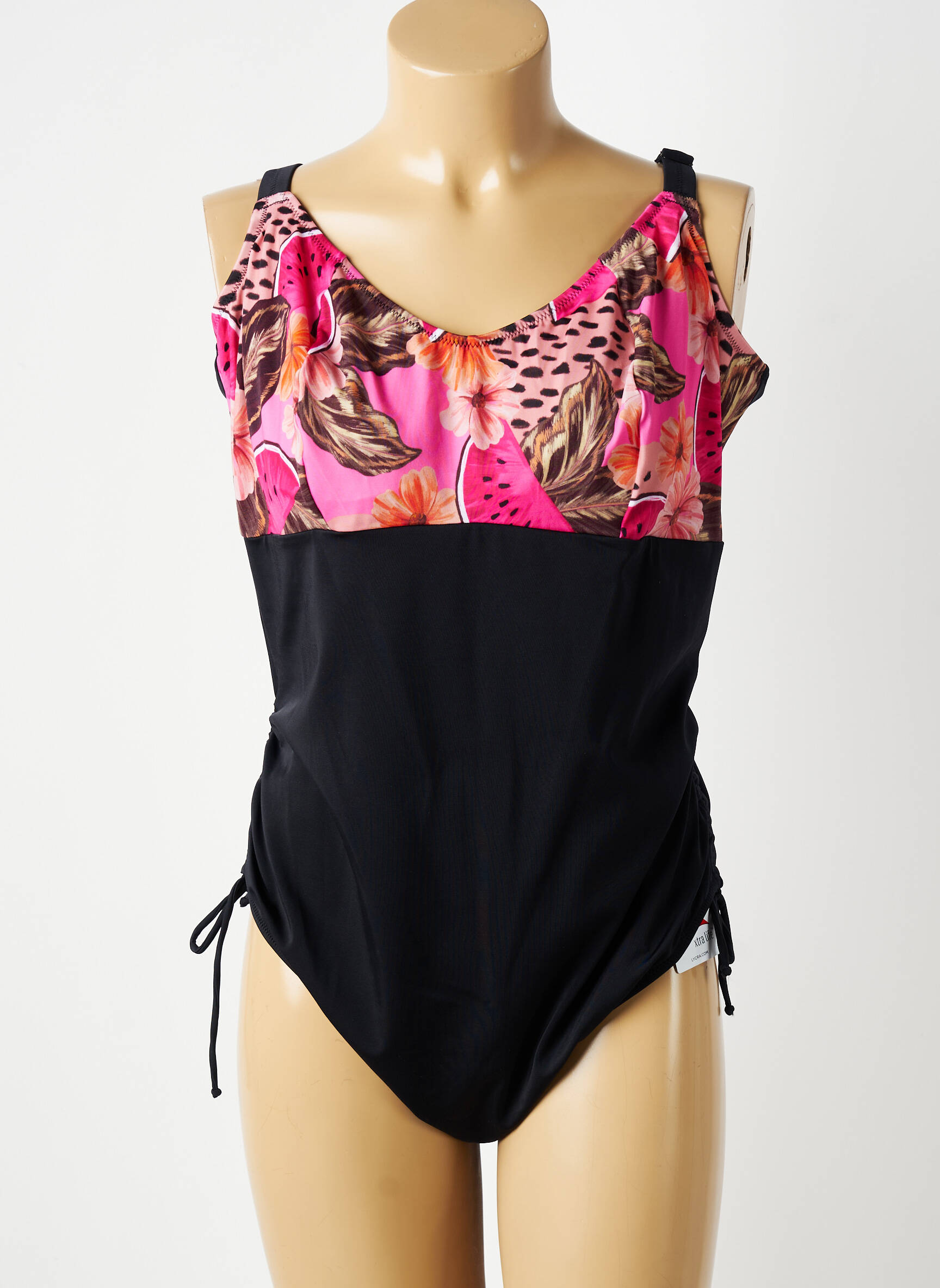 Maillot de bain 1 pièce haut soutien-gorge emboitant haut soutien-gorge emboitant noir ELOMI femme