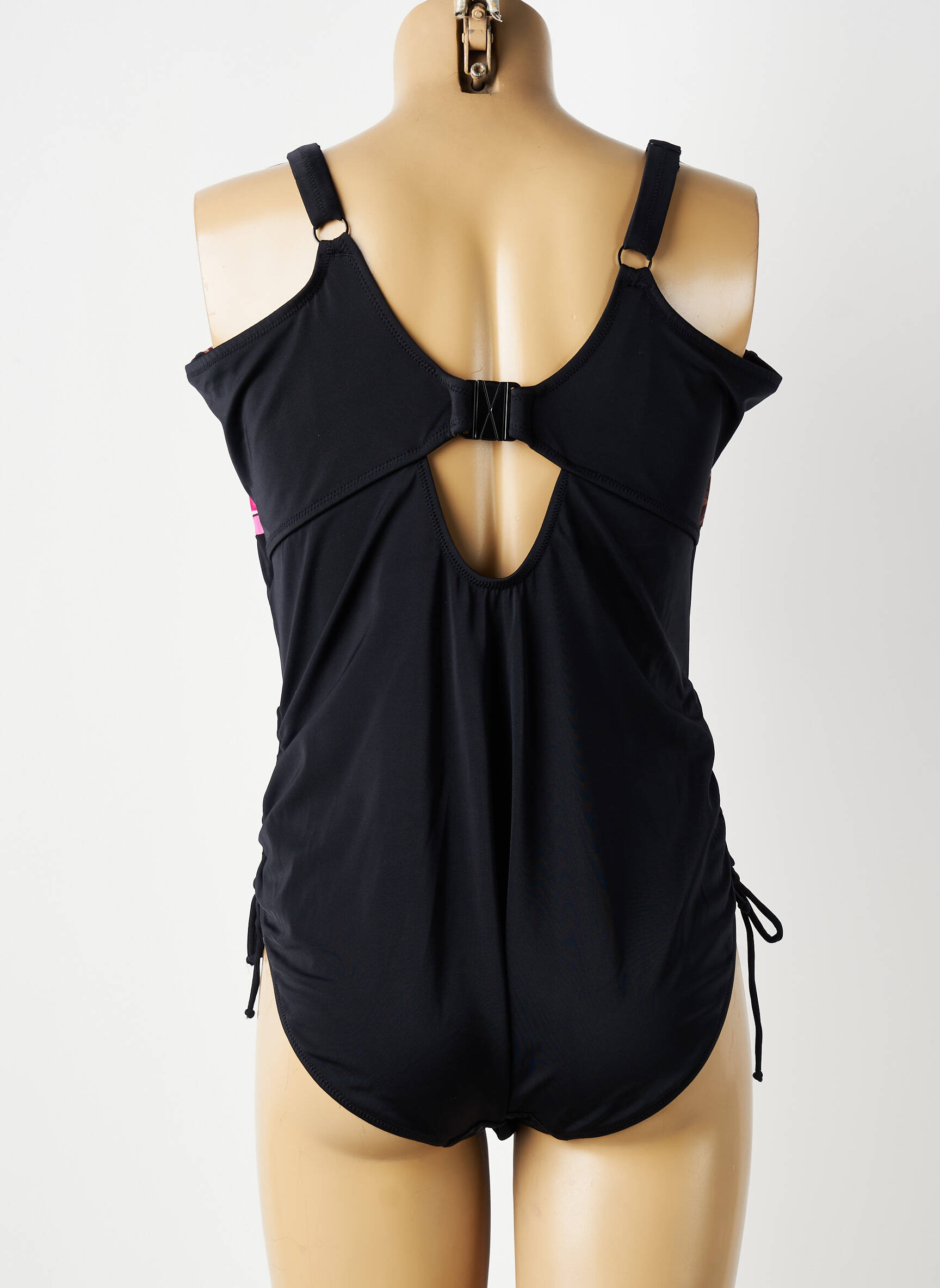 Maillot de bain 1 pièce haut soutien-gorge emboitant haut soutien-gorge emboitant noir ELOMI femme