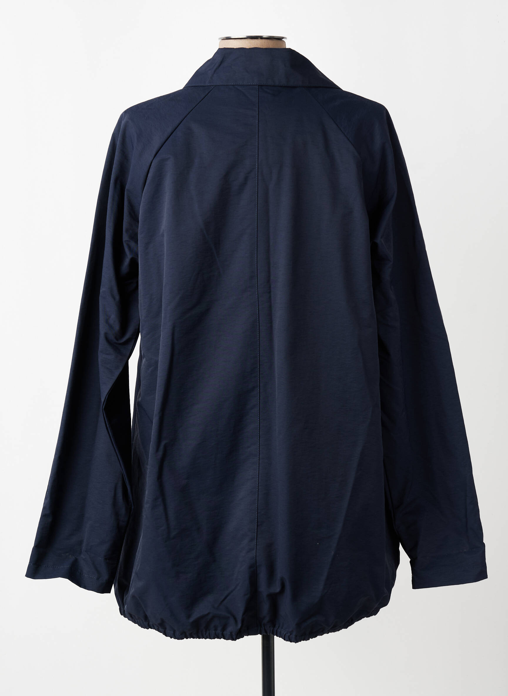 Imperméable poches sans capuche bleu CISO femme