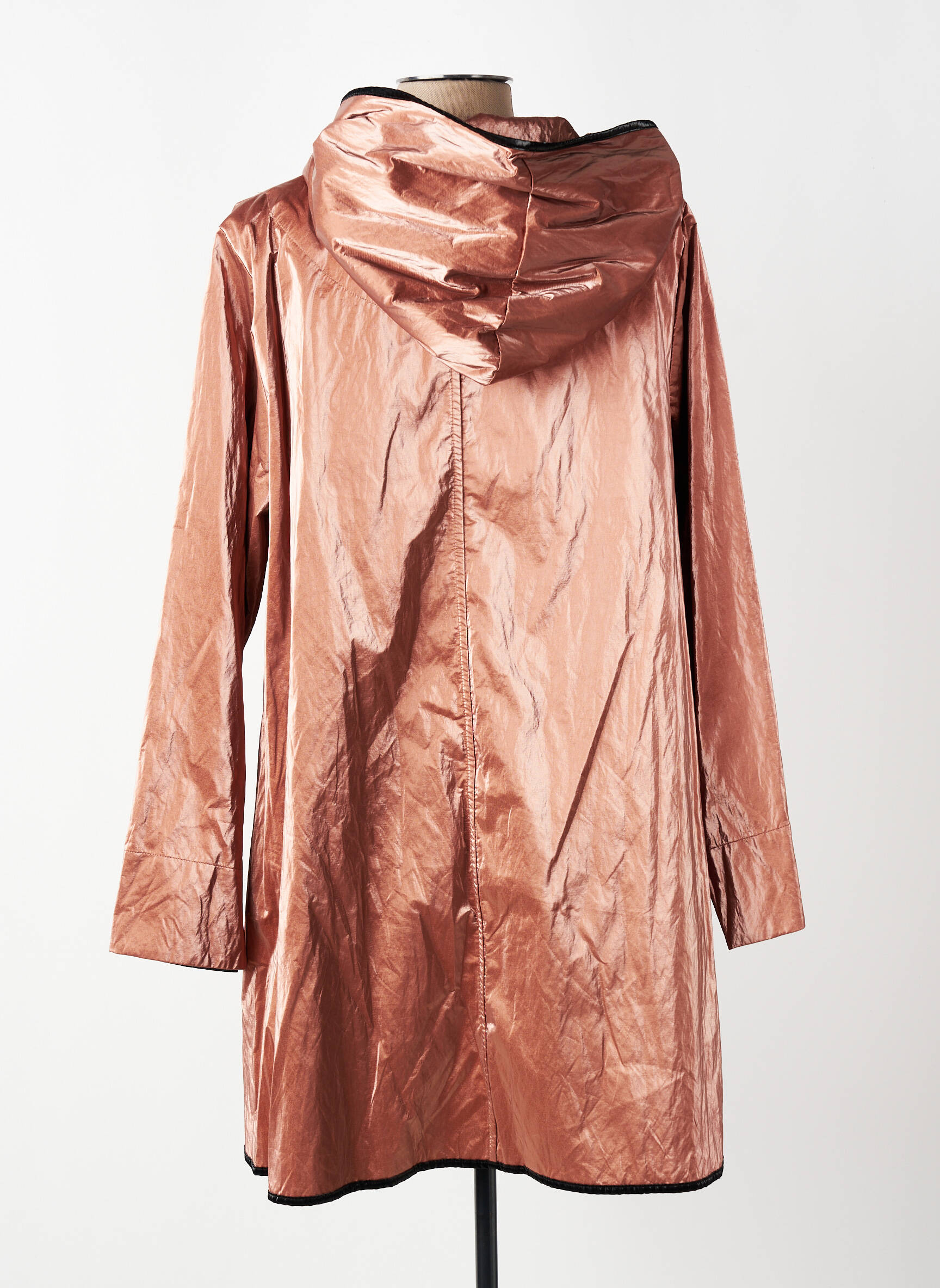 Imperméable poches a capuche rose G!OZE femme