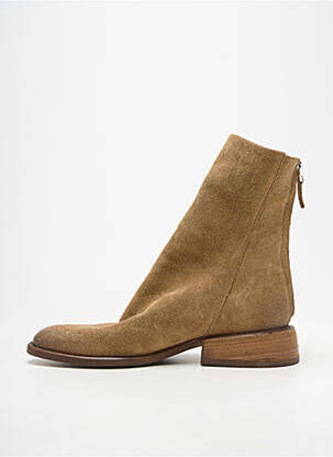 Bottines/boots talon bas talon plat jusqu'à 3cm beige MIMMU femme