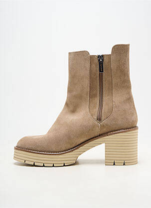Bottines/boots talon bas talon de 7 à 9cm beige ROSEMETAL femme