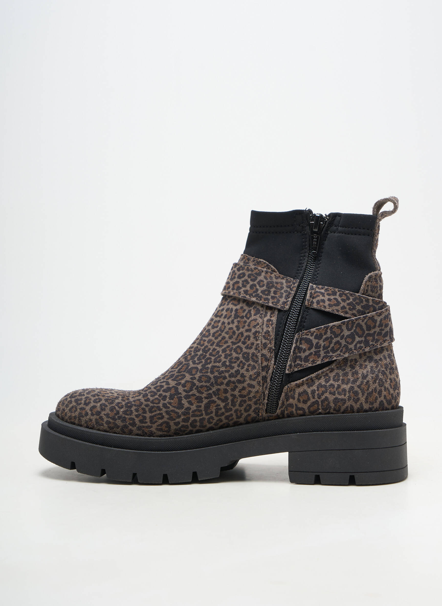 Bottines/boots talon bas talon de 4 à 6cm noir REGARD femme