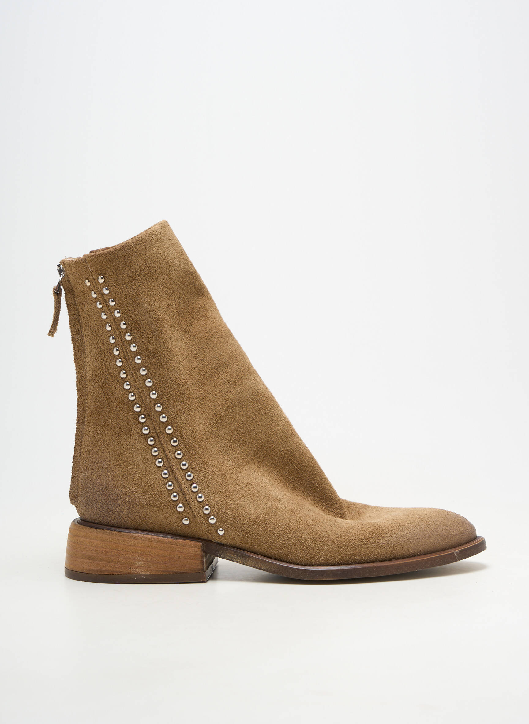 Bottines/boots talon bas talon plat jusqu'à 3cm beige MIMMU femme