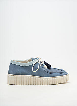 Baskets plateforme talon de 4 à 6cm bleu COCO ET ABRICOT femme