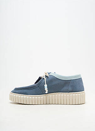 Baskets plateforme talon de 4 à 6cm bleu COCO ET ABRICOT femme