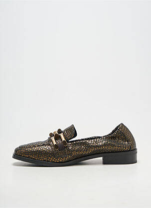 Mocassins matière lisse talon plat jusqu'à 3cm noir ADIGE femme