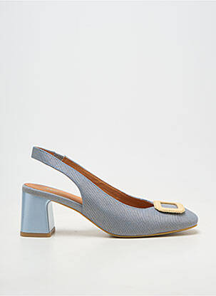 Escarpins talon de 7 à 9cm bleu FUGITIVE femme
