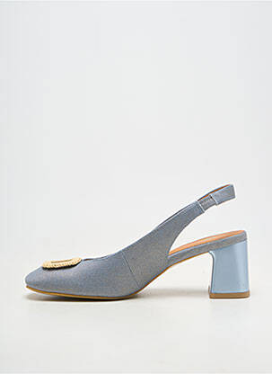 Escarpins talon de 7 à 9cm bleu FUGITIVE femme
