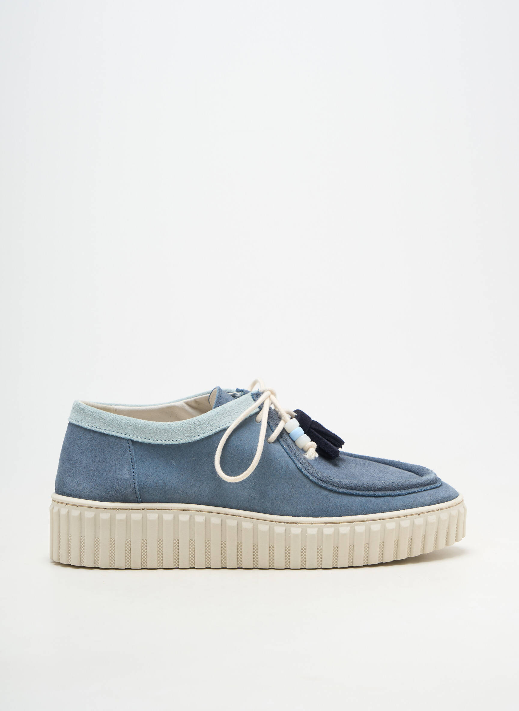 Baskets plateforme talon de 4 à 6cm bleu COCO ET ABRICOT femme