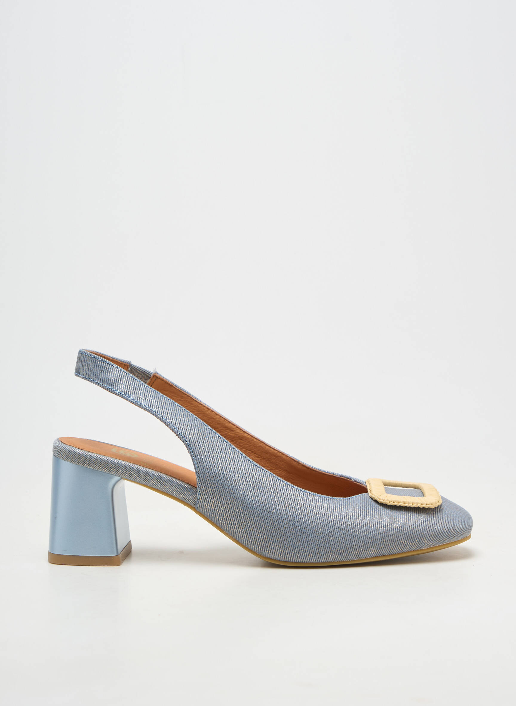 Escarpins talon de 7 à 9cm bleu FUGITIVE femme