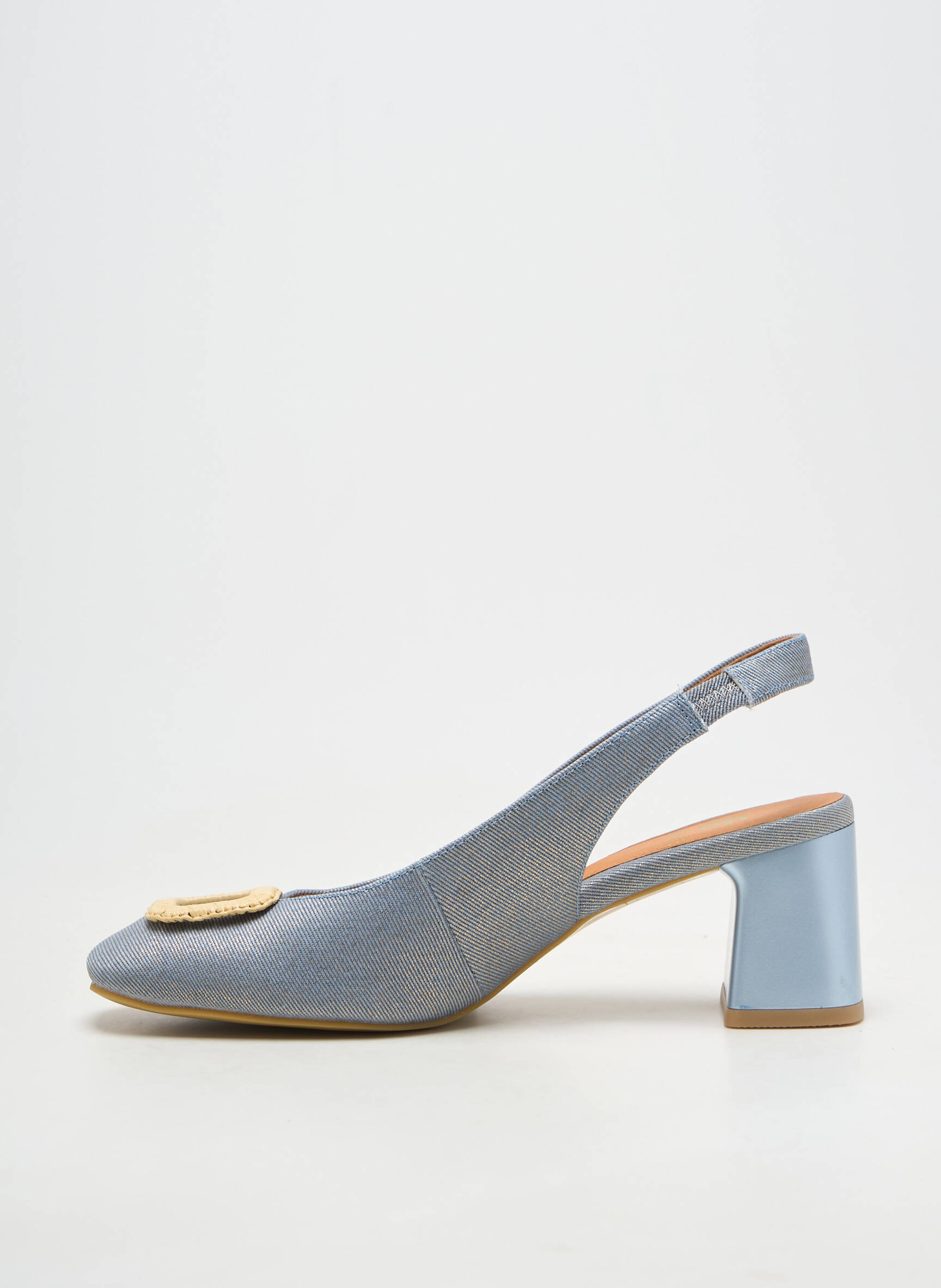 Escarpins talon de 7 à 9cm bleu FUGITIVE femme