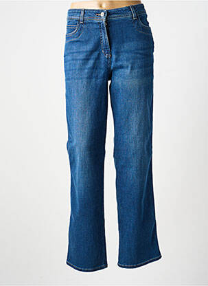 Jeans coupe large stretch taille normale bleu OLSEN femme