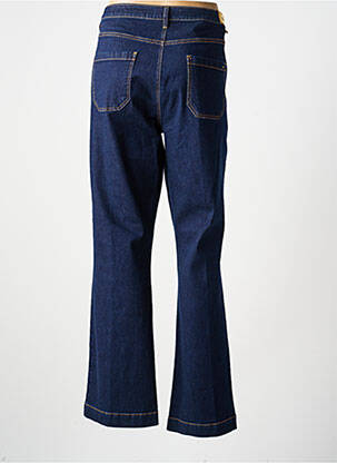 Jeans coupe droite stretch taille normale bleu COUTURIST femme