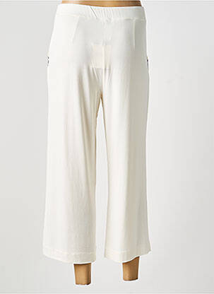 Pantalon 7/8 stretch taille normale blanc GUITARE femme