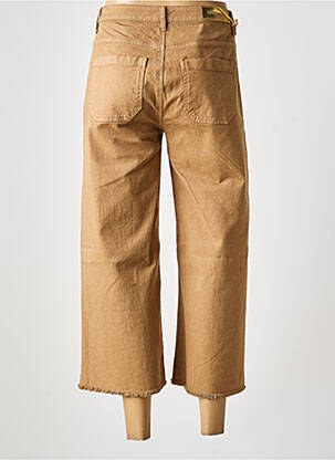 Pantalon 7/8 stretch taille normale marron COUTURIST femme