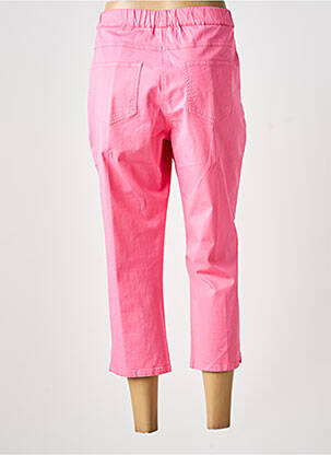 Pantacourt coupe droite taille normale rose GUY DUBOUIS femme