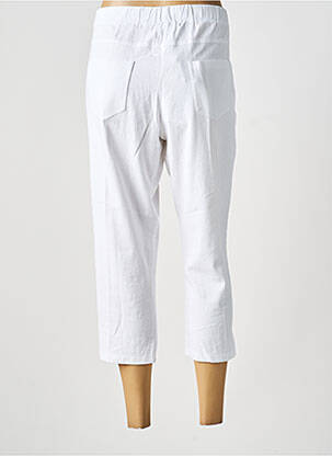 Pantacourt coupe droite taille normale blanc MERI & ESCA femme