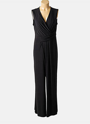 Combi-pantalon sans manche sans manche noir PAZ TORRAS femme