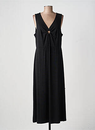 Robe longue sans manche sans manche noir GUITARE femme